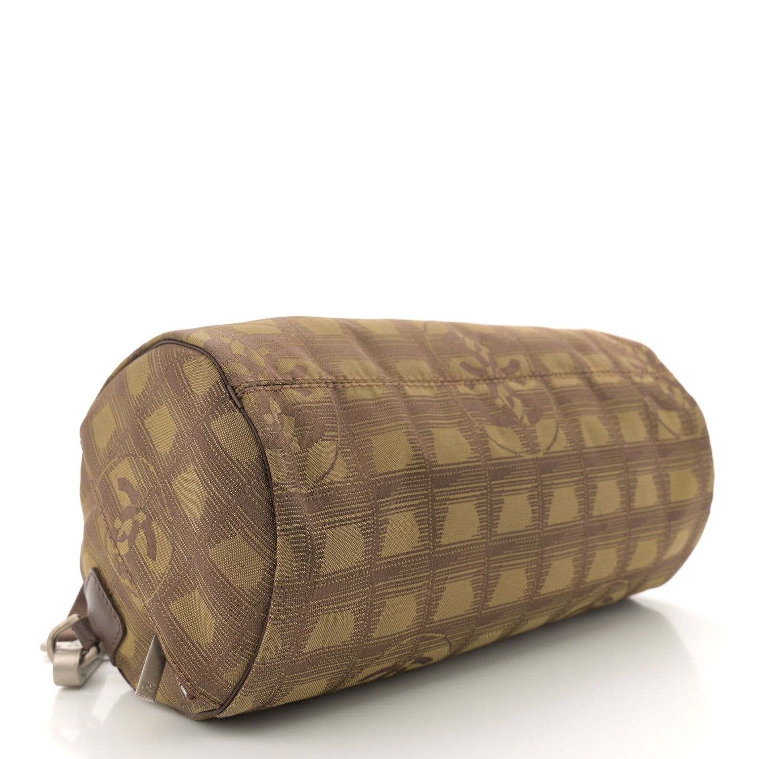 Chanel Nylon Travel Crossbody Bag Brown 4 of 10