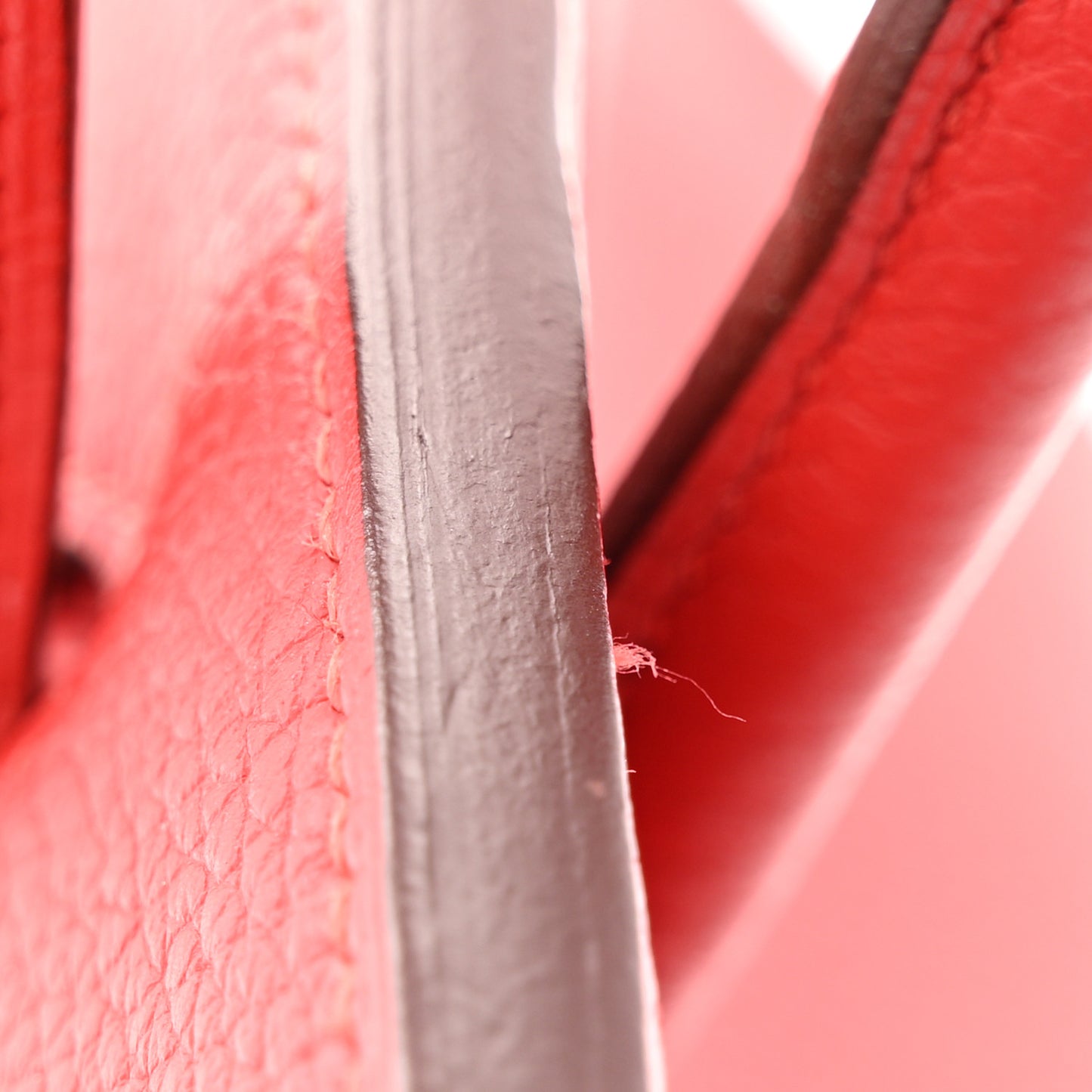 Taurillon Clemence Birkin 30 Rouge Tomate