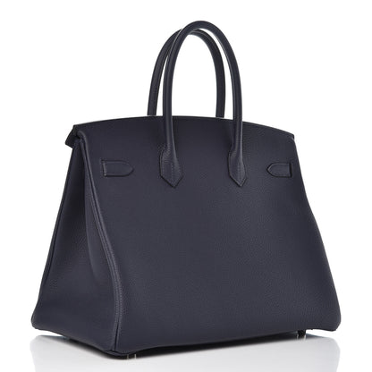 Hermes Togo Birkin 35 Bleu Nuit 3 of 31