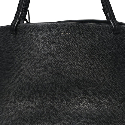The Row Grained Calfskin Park Tote Three Black 9 of 11