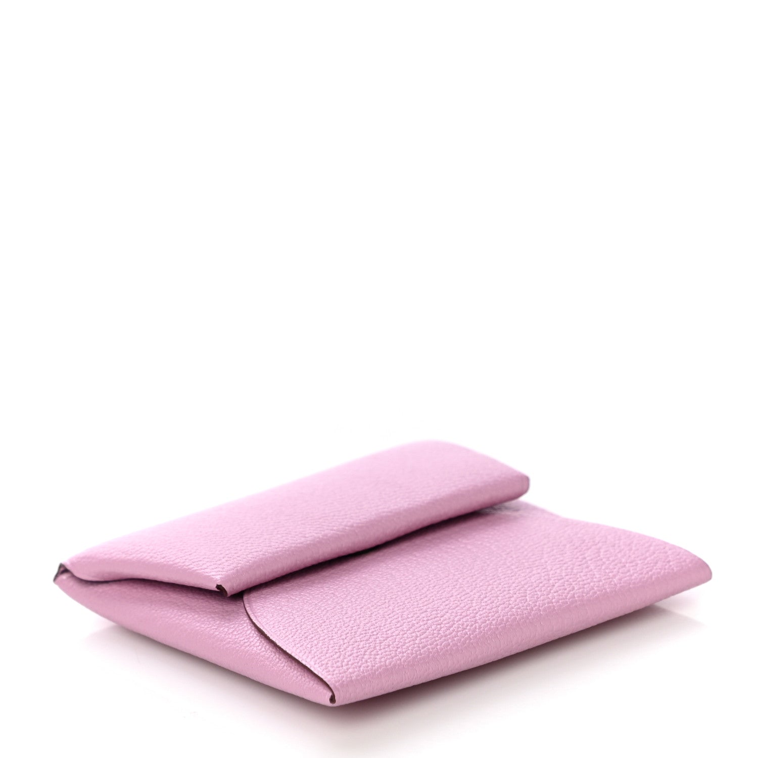 Hermes Chevre Mysore Bastia Coin Purse Mauve Sylvestre 4 of 10