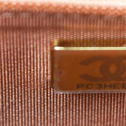 Chanel Caviar Quilted Boy Wallet On Chain WOC Brown 8 of 13