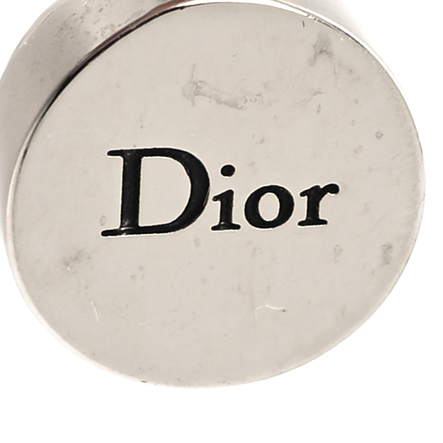 Christian Dior Howlite Marble Drop Earrings White Black 4 of 4