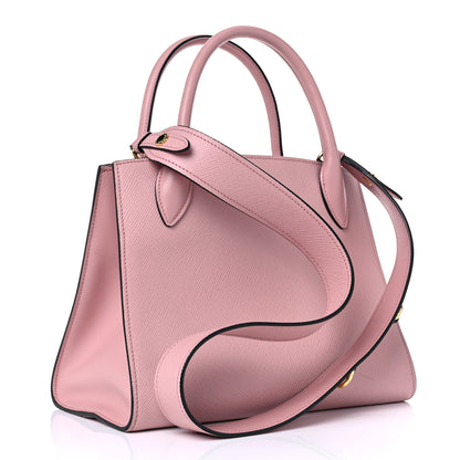 Prada Saffiano Cuir Calfskin Small Monochrome Top Handle Tote 3 of 14