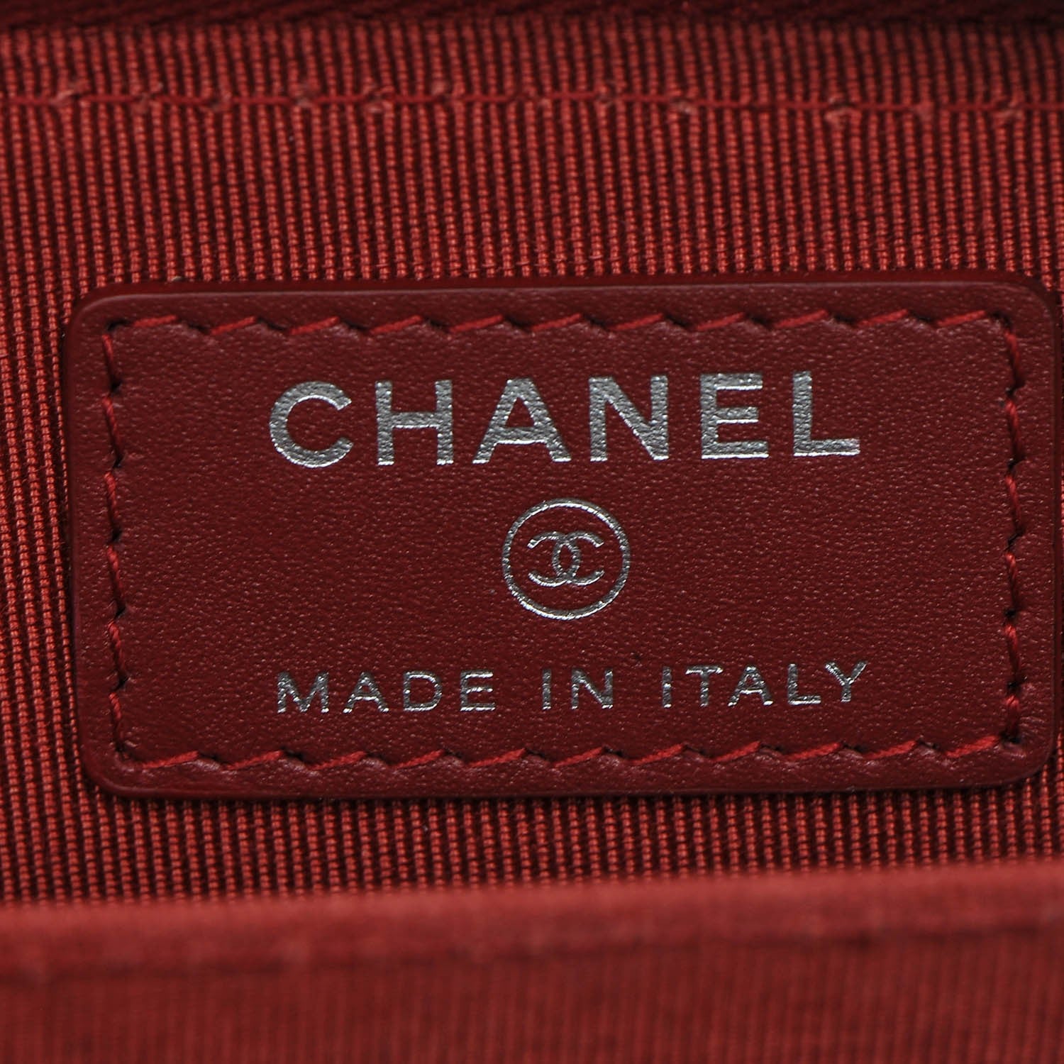 Chanel Caviar Quilted Zip Around Coin Purse Red 6 of 7