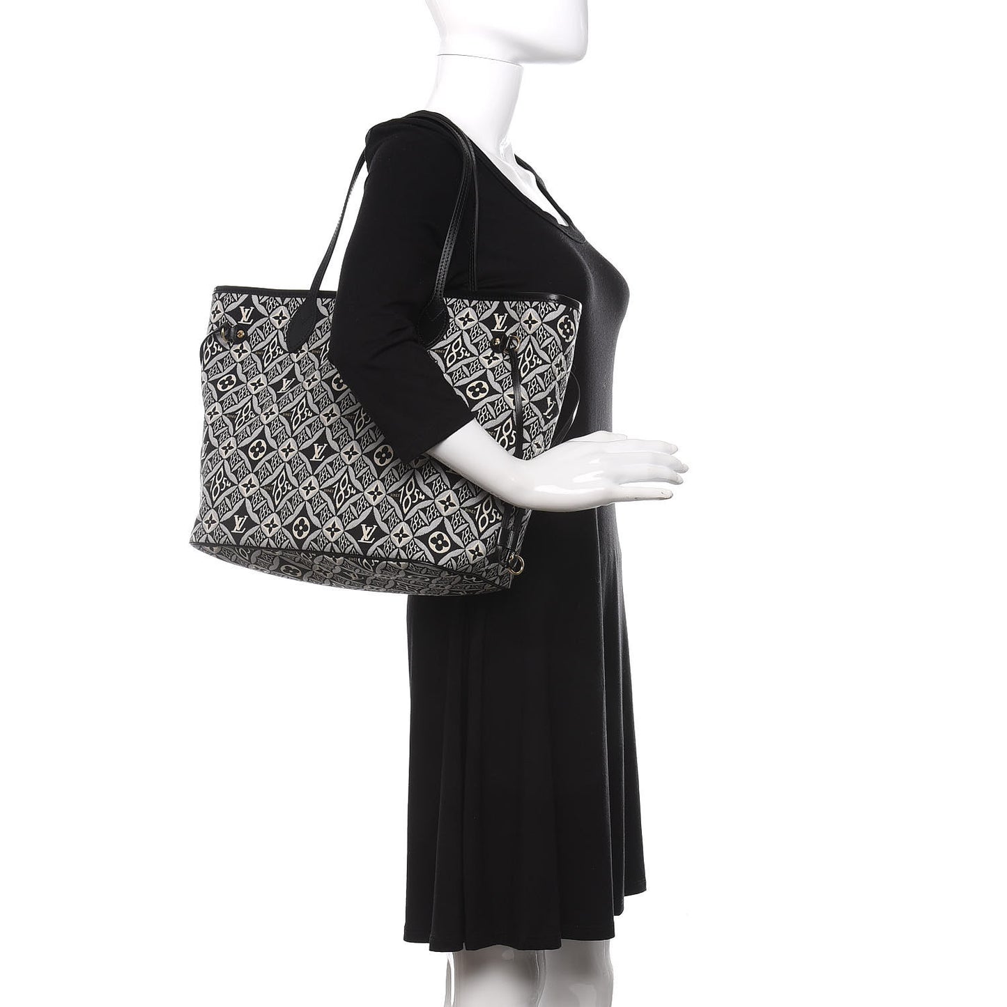 Jacquard Since 1854 Neverfull MM Grey