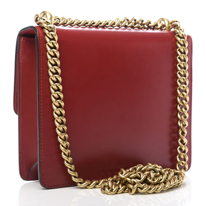 Gucci Knight Calfskin Small GG Marmont Chain Handle Bag Hibiscus Red 2 of 9