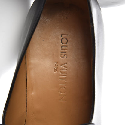 Louis Vuitton Mens Calfskin Loafers 10.5 Black 9 of 19