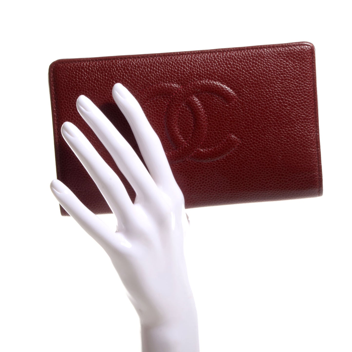 Caviar Yen CC Wallet Dark Red