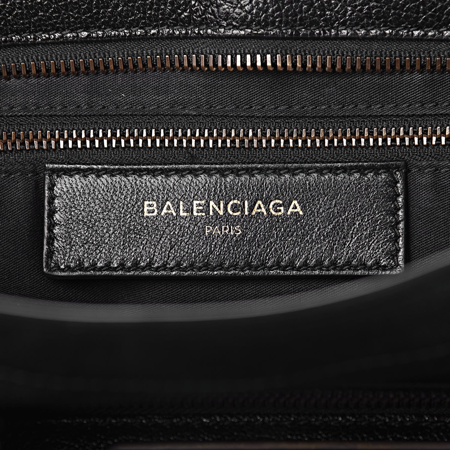 Balenciaga Chevre Classic Hardware Metallic Edge City Black 6 of 13