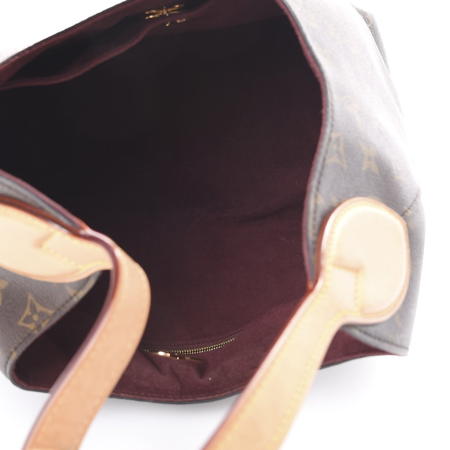 Monogram Flower Hobo Beige
