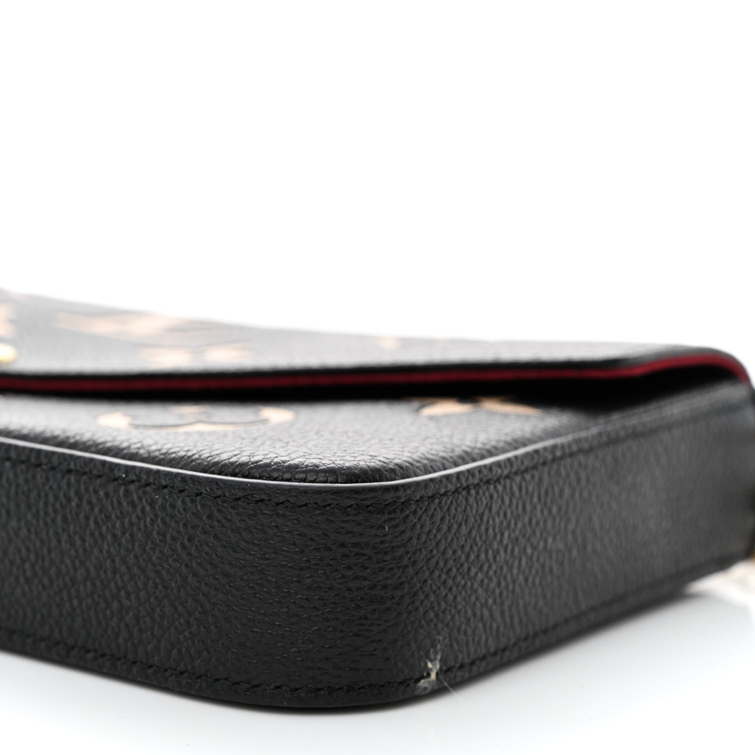 Louis Vuitton Empreinte Monogram Giant Felicie Pochette Black Beige 9 of 13