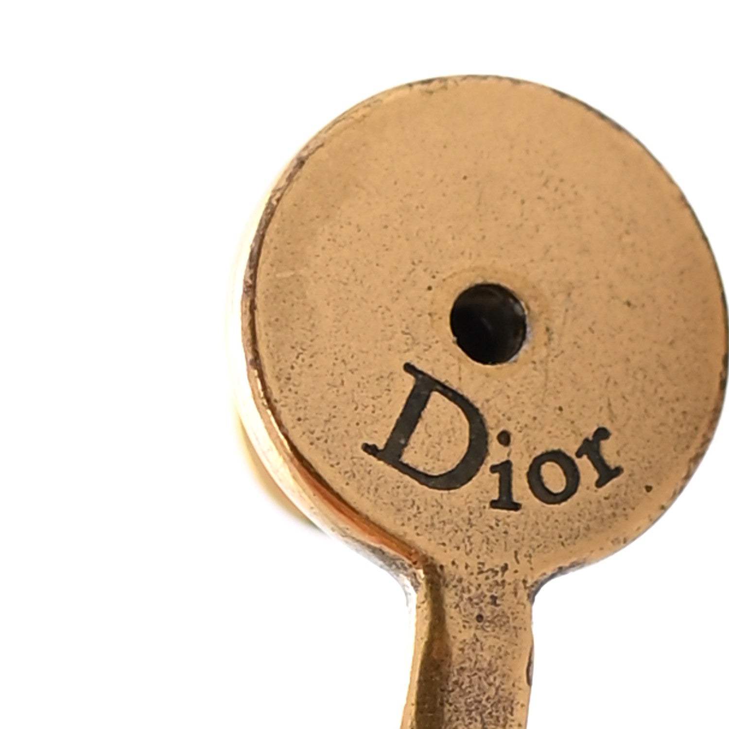 Christian Dior Metal Bee My ABCDior M Earring Aged Gold 4 of 4