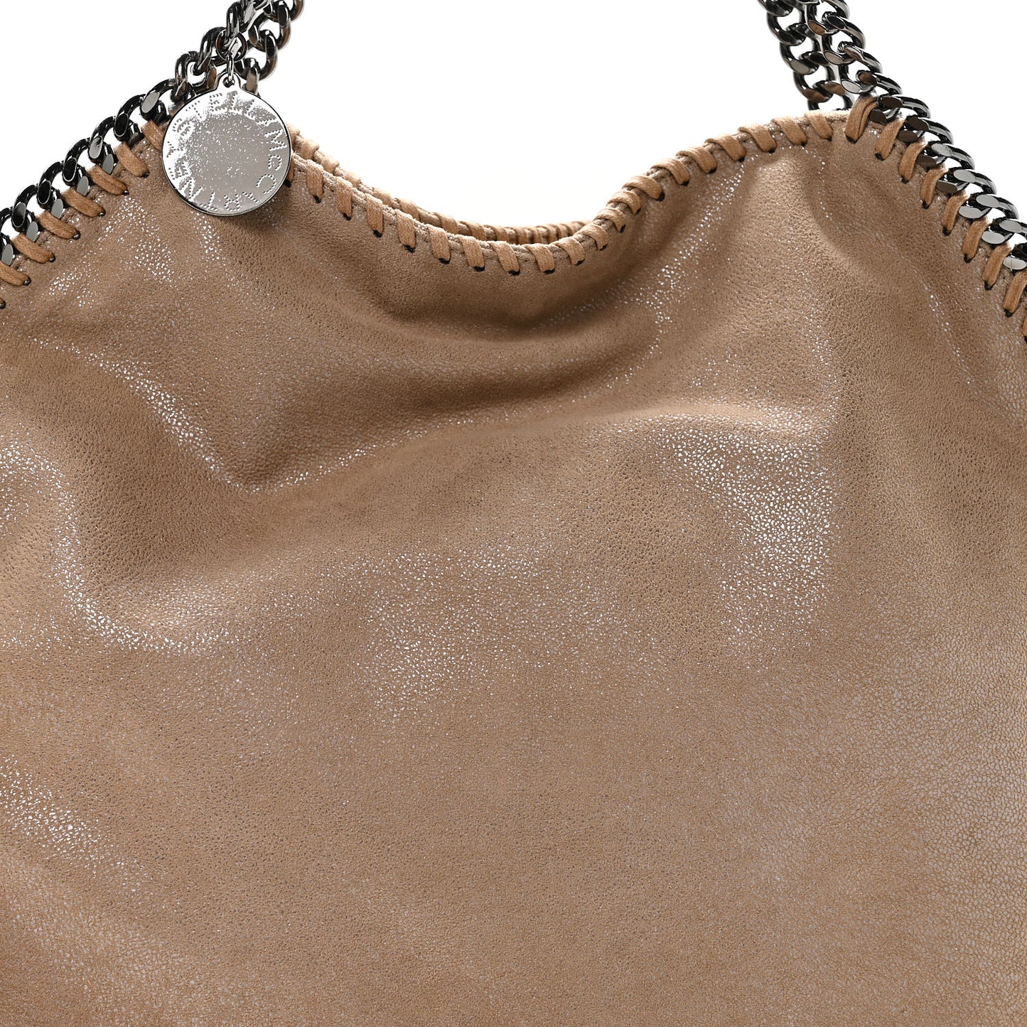 Shaggy Deer Small Falabella Tote Taupe