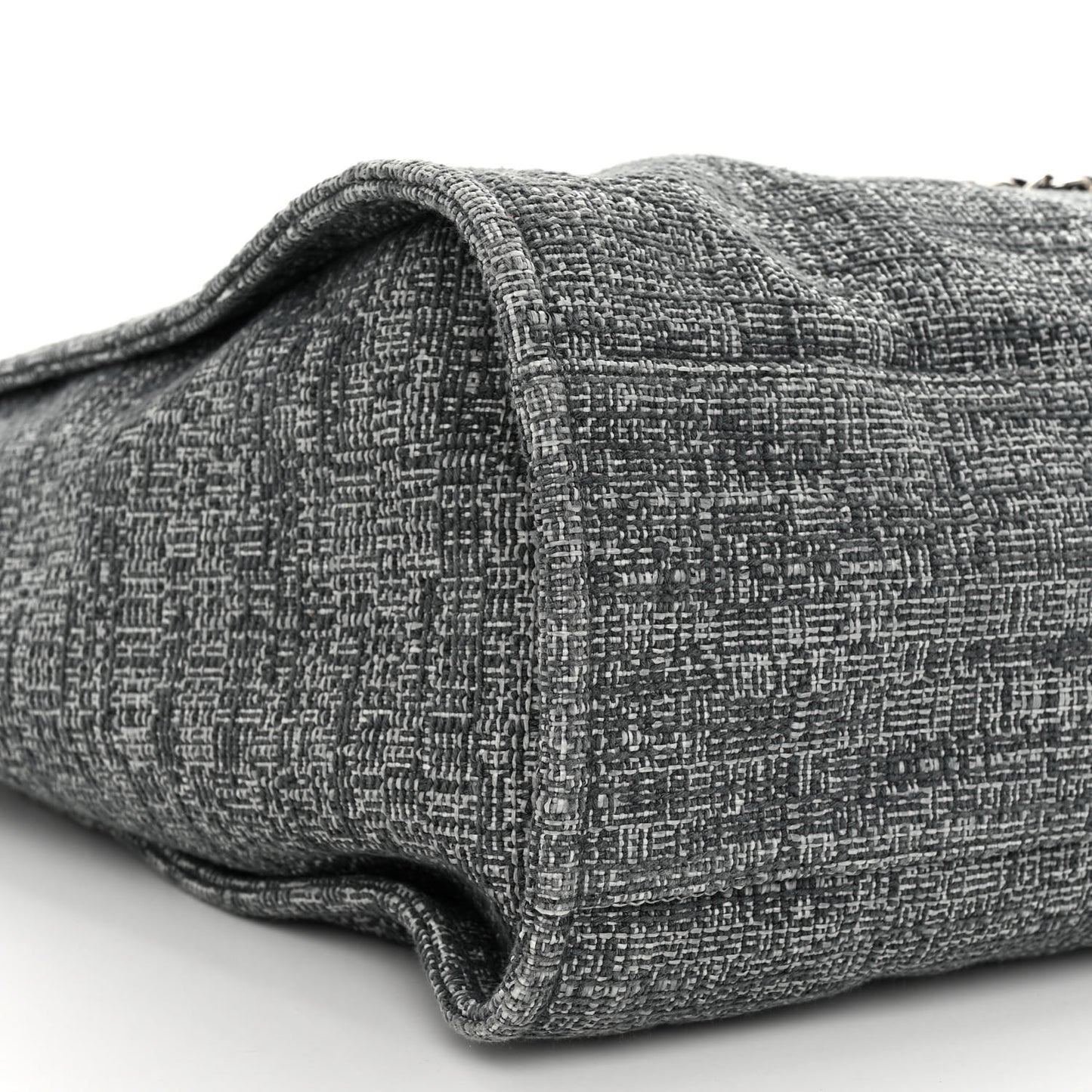 Mixed Fibers Extra Large Deauville Tote Charcoal