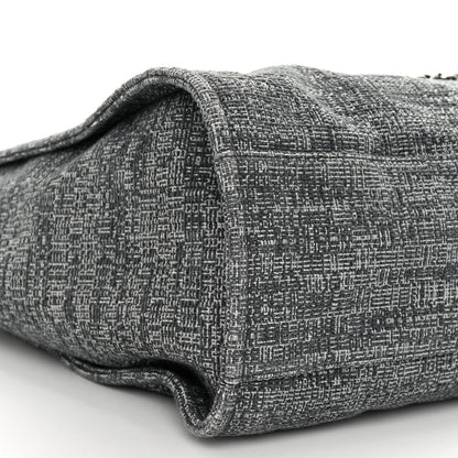 Chanel Mixed Fibers Extra Large Deauville Tote Charcoal 9 of 11