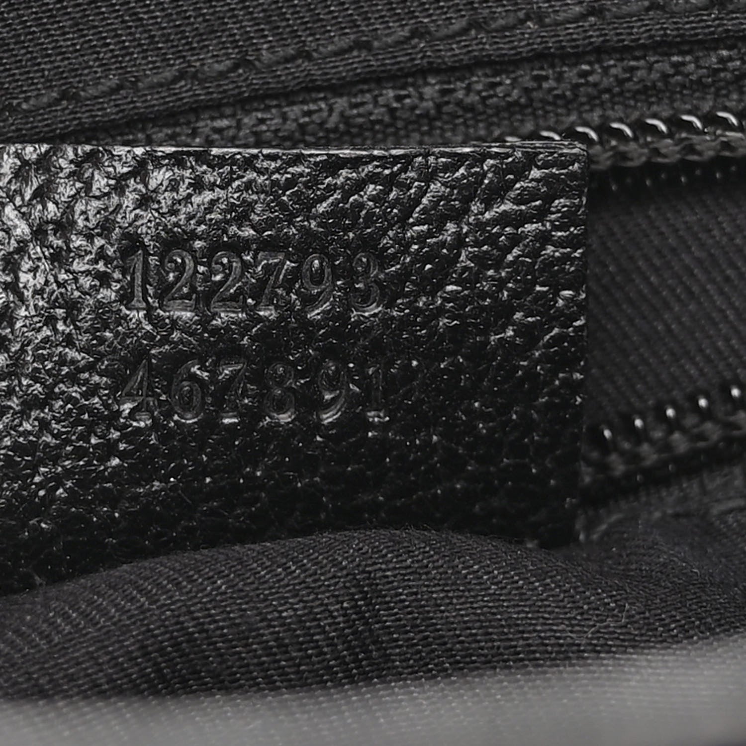 Gucci Monogram Flat Messenger Bag Black 7 of 12