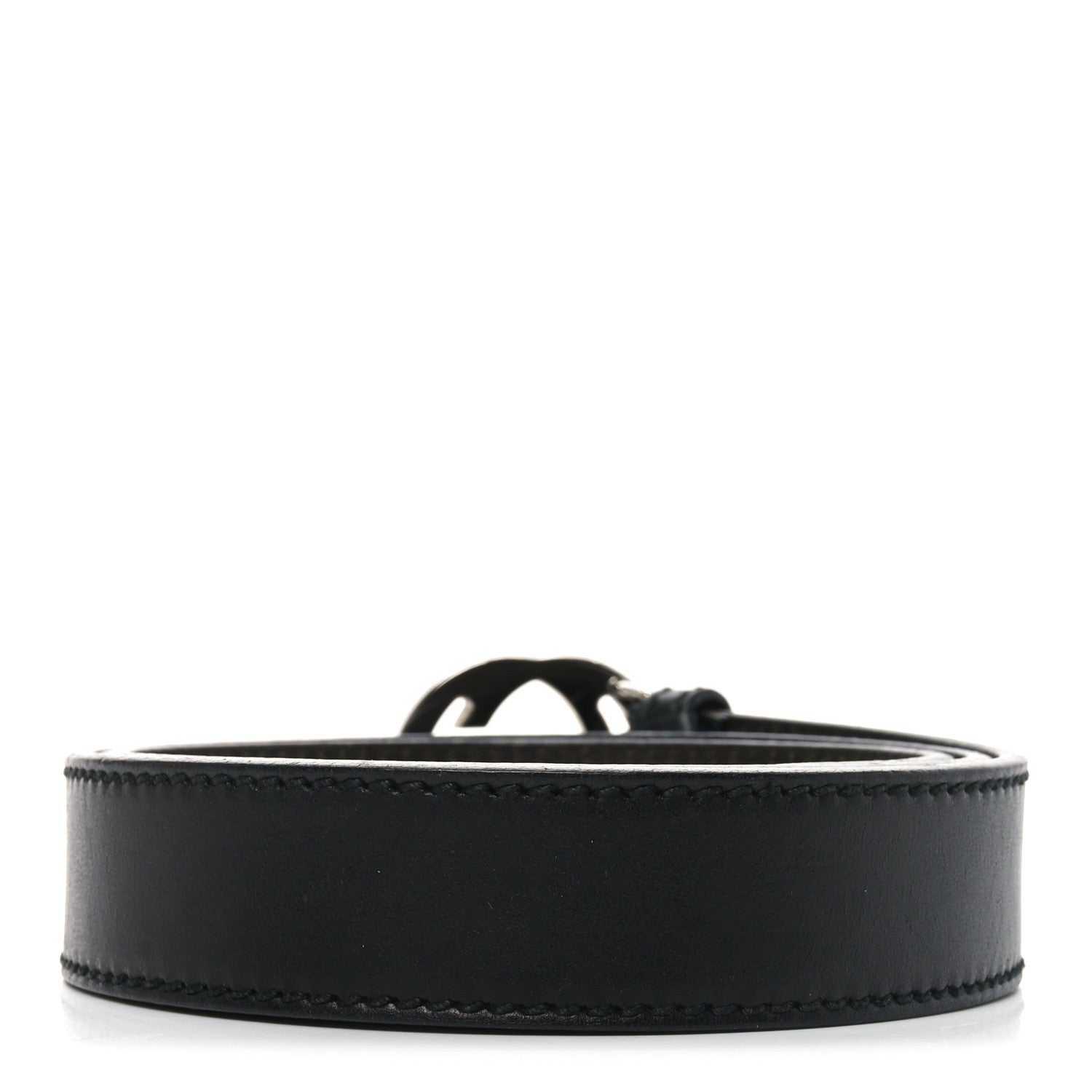 Gucci Calfskin Interlocking G Belt 85 34 Black 1769394 – FASHIONPHILE