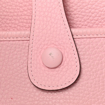Hermes Taurillon Clemence Evelyne III GM Rose Sakura 14 of 14