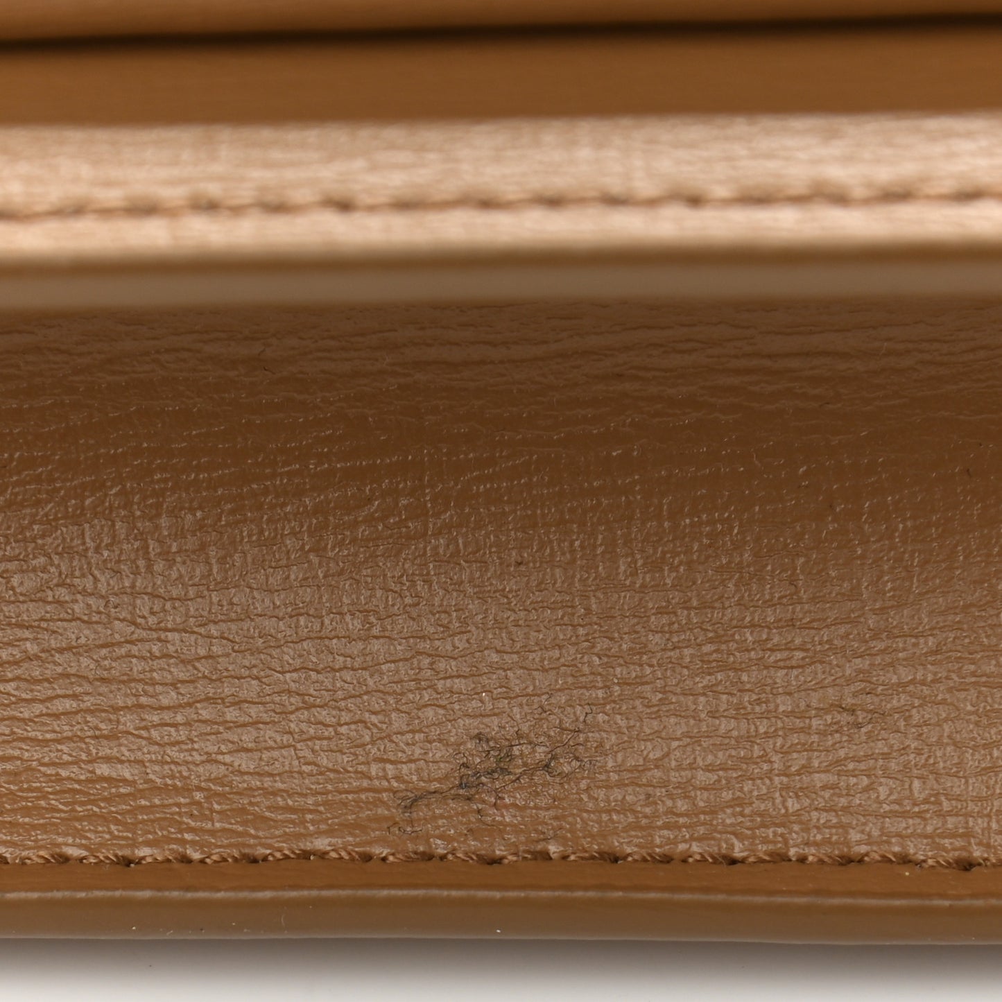 Smooth Calfskin Medium Monogram Sunset Satchel Natural Tan