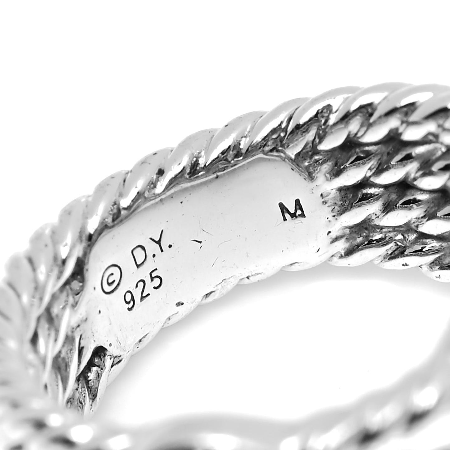Sterling Silver Diamond Confetti 4 Row Ring 52 6