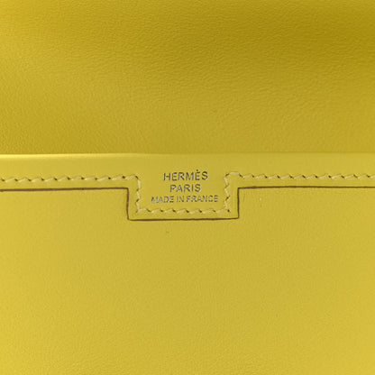 Hermes Swift Jige Duo Clutch Lime 8 of 10