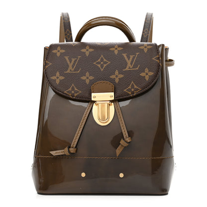 Louis Vuitton Patent Monogram Hot Springs Backpack Vert Bronze 1 of 9