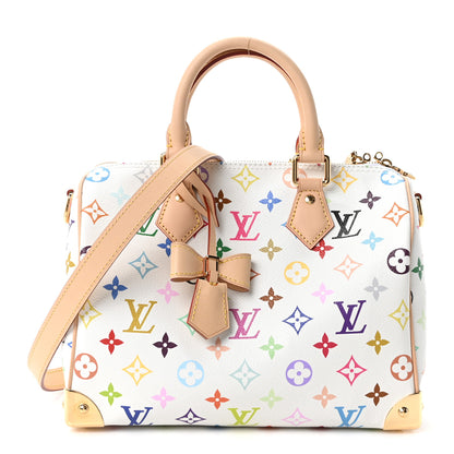Louis Vuitton LV X TM Monogram Multicolor Speedy Bandouliere 25 White 1 of 9