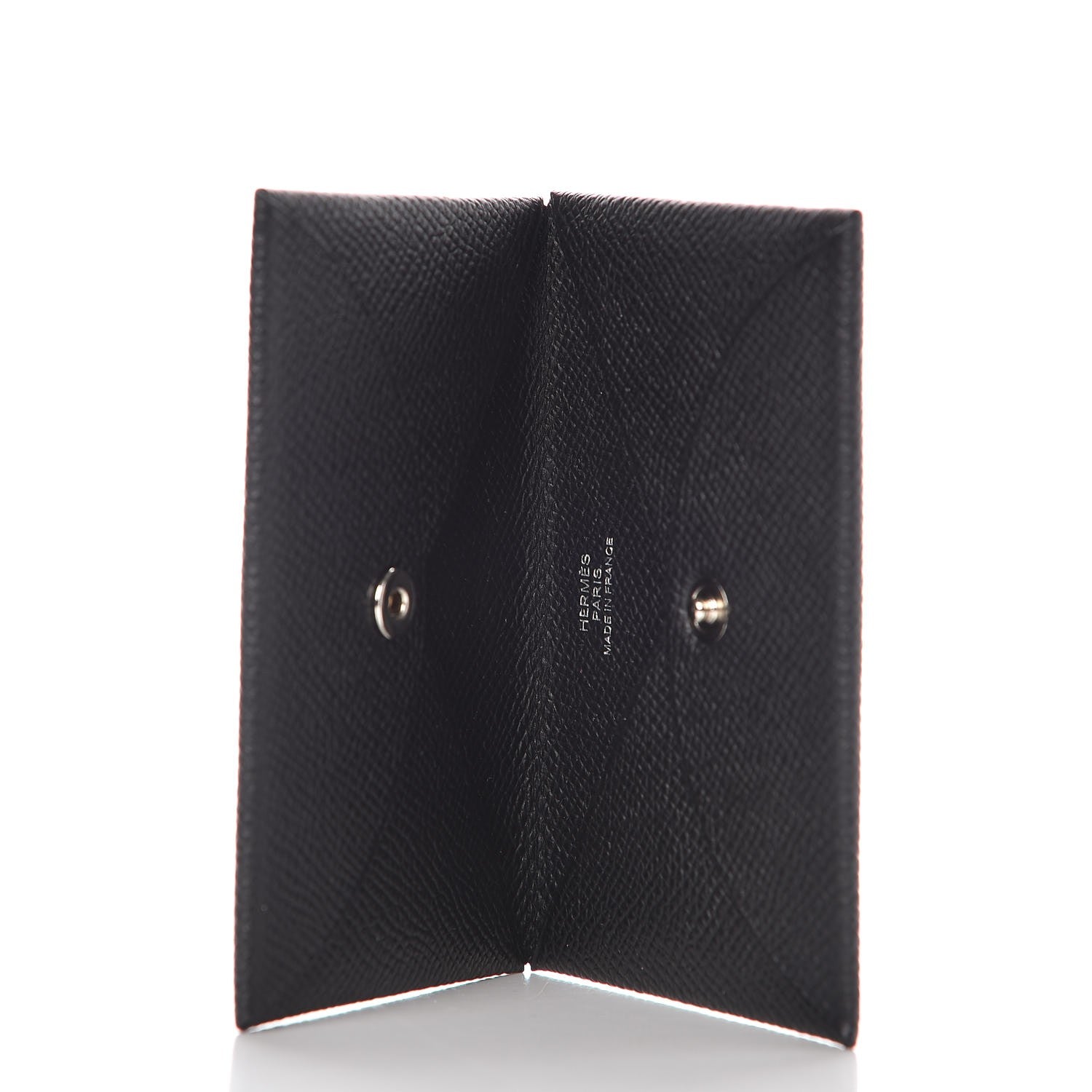Hermes Epsom Calvi Card Case Black 5 of 8