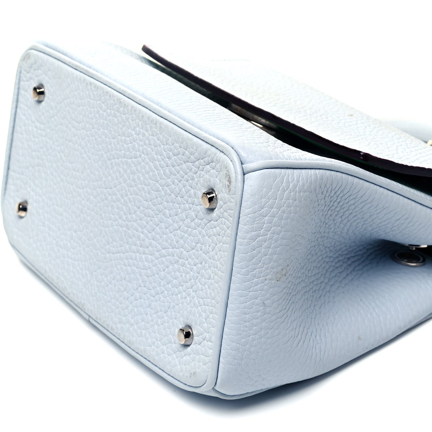 Christian Dior Bullcalf Mini Be Dior Flap Light Blue Green 8 of 8