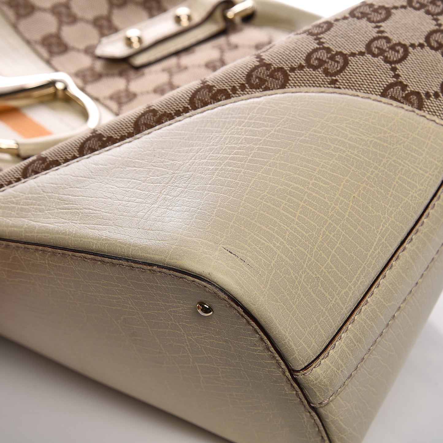Monogram Medium Hasler Tote Off White