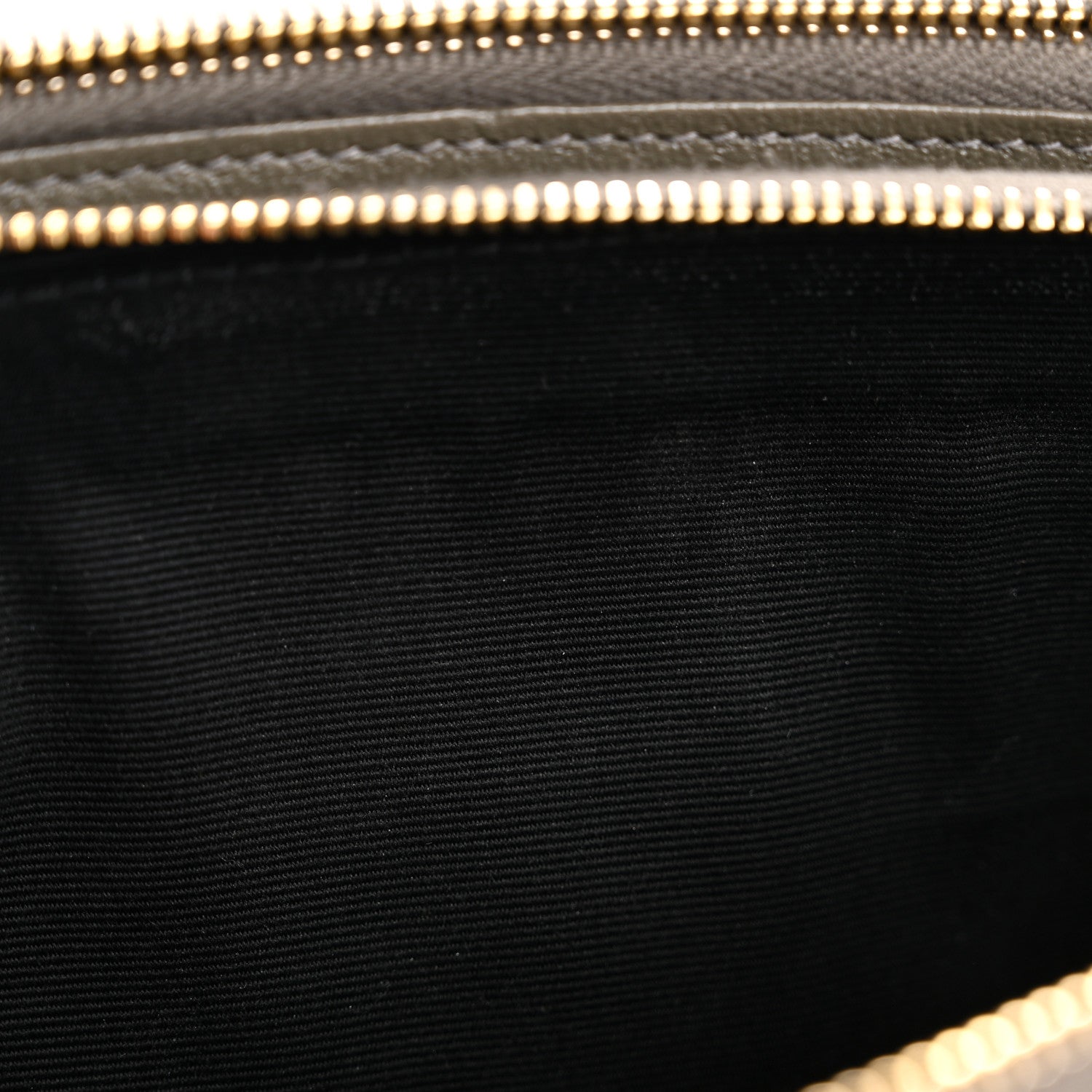 Saint Laurent Grained Lambskin Quilted Mini Becky Double Zip Bag Taupe 11 of 13