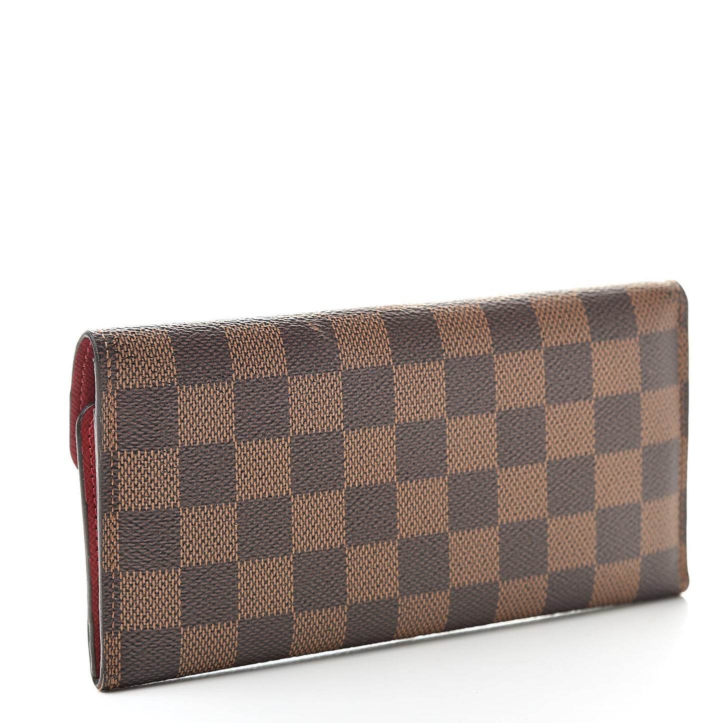 Damier Ebene Josephine Wallet Red