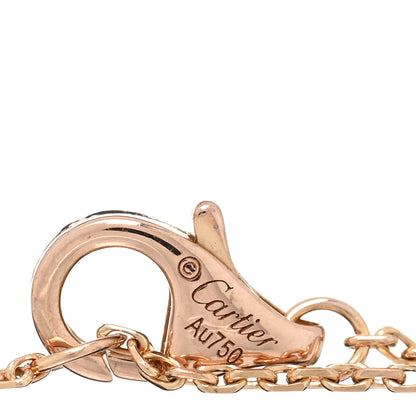 Cartier 18K Pink Yellow White Gold Trinity Bracelet 3 of 3