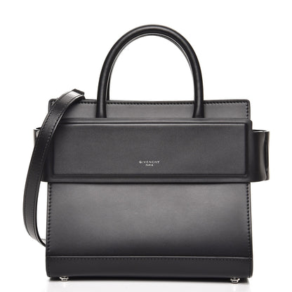 Givenchy Smooth Calfskin Mini Horizon Satchel Black 1 of 8