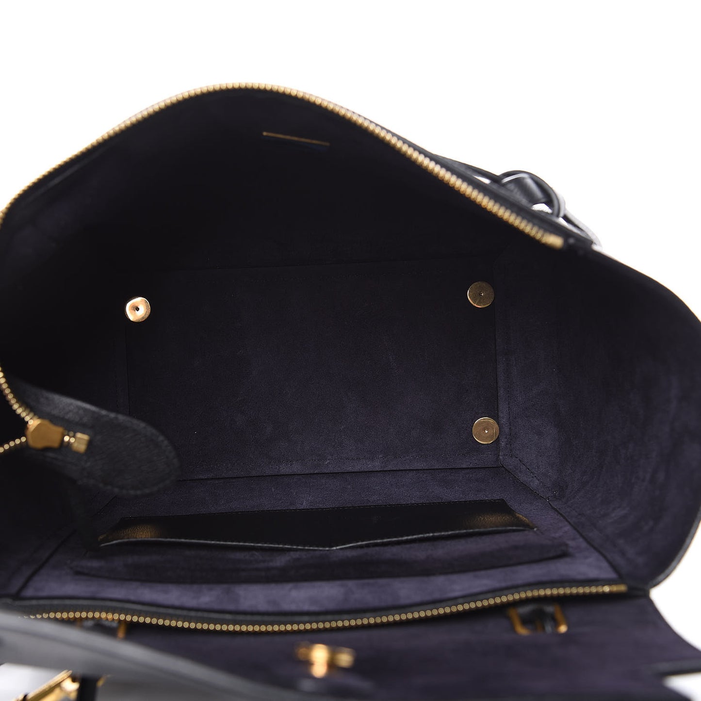 Grained Calfskin Mini Belt Bag Black
