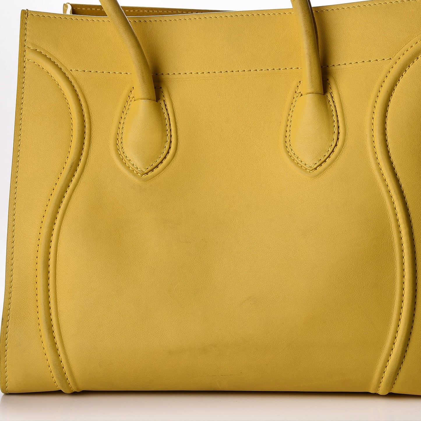 Smooth Calfskin Medium Phantom Luggage Sun Yellow