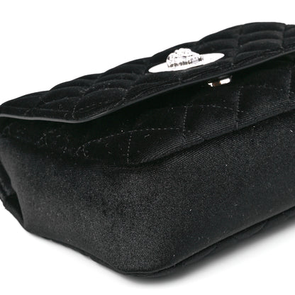 Versace Velvet Quilted Icon Crossbody Bag Black 11 of 12