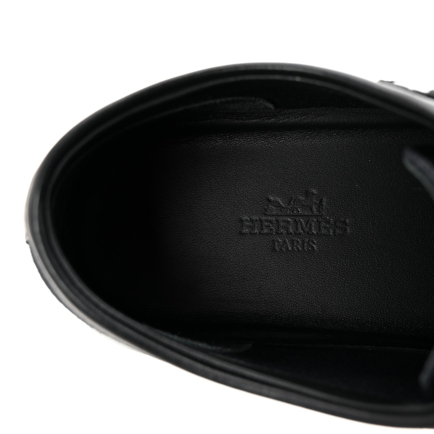 Hermes Canvas Embroidered Innocent Sneakers 37 Black 8 of 9
