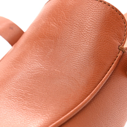 Hermes Goatskin Oz Mules 38 Marron Glaise 12 of 12