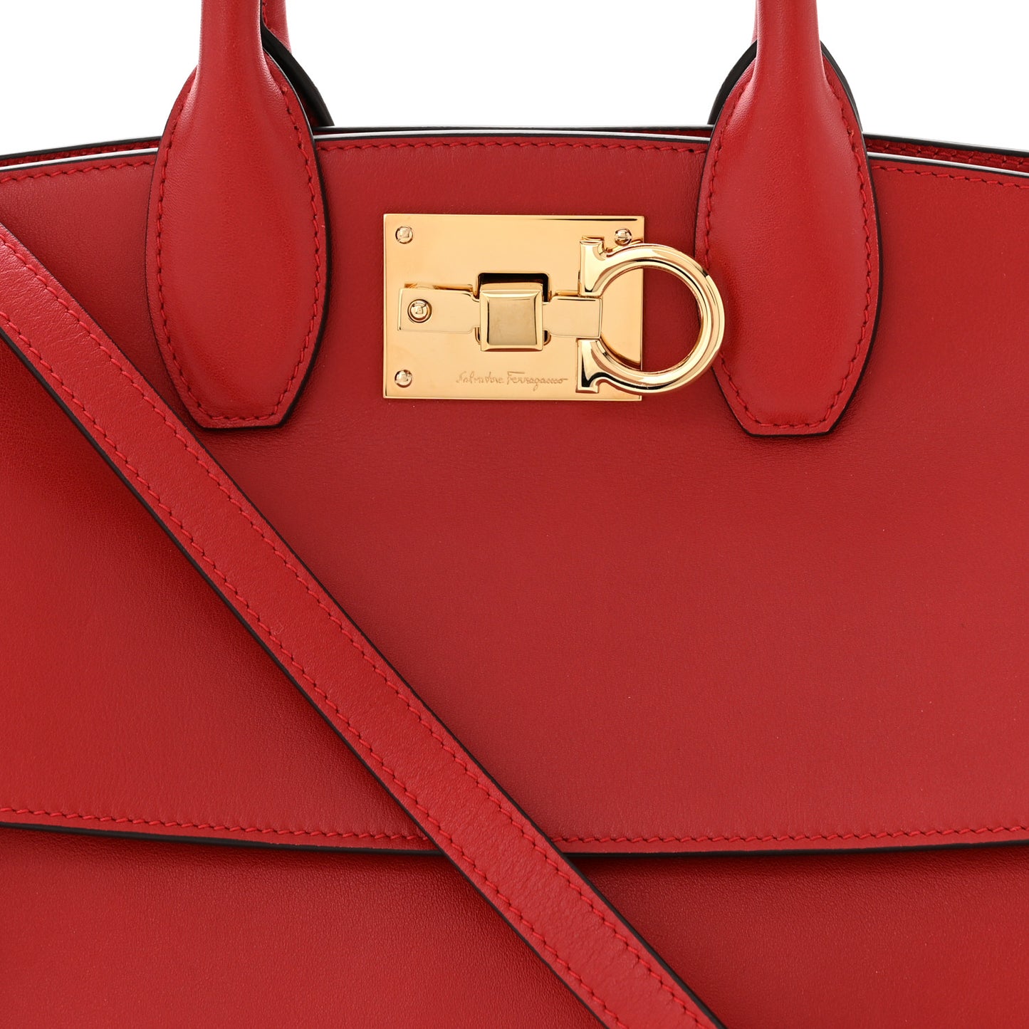 Calfskin The Studio Bag Red