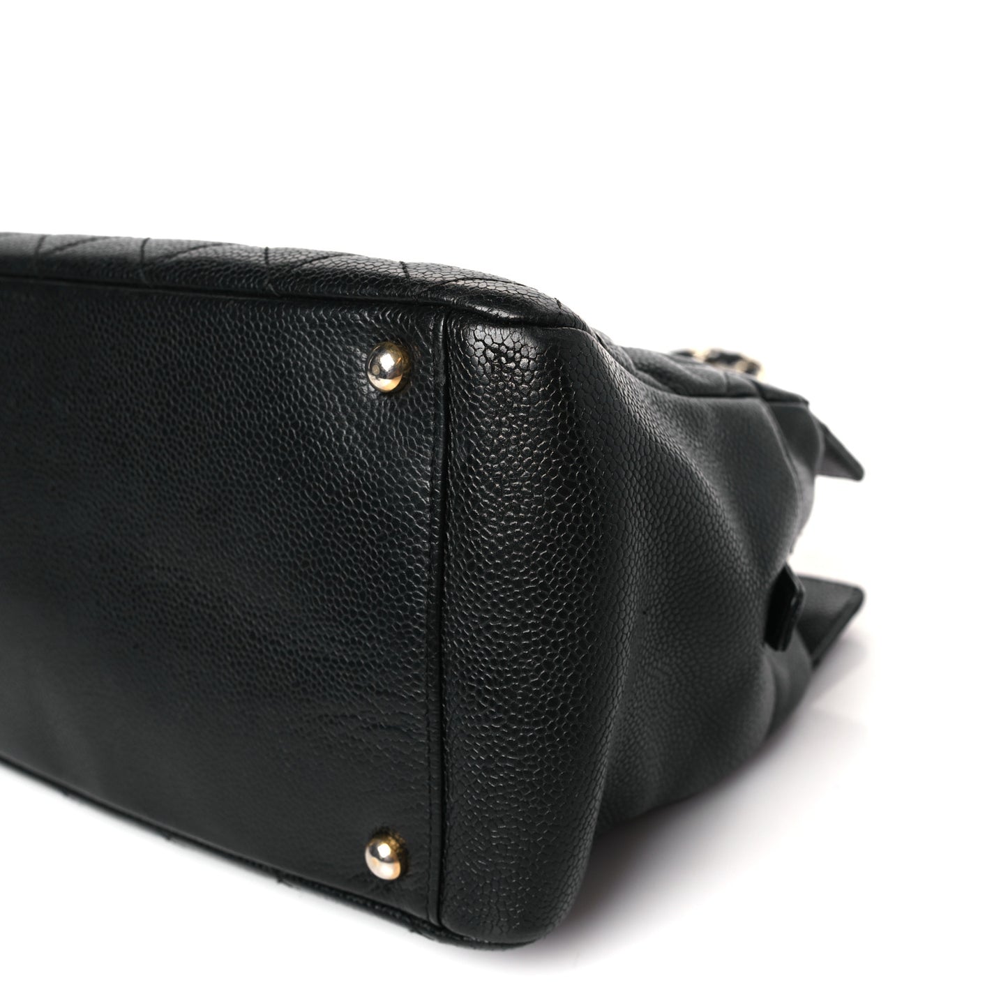 Caviar Quilted Petit Timeless Tote PTT Black