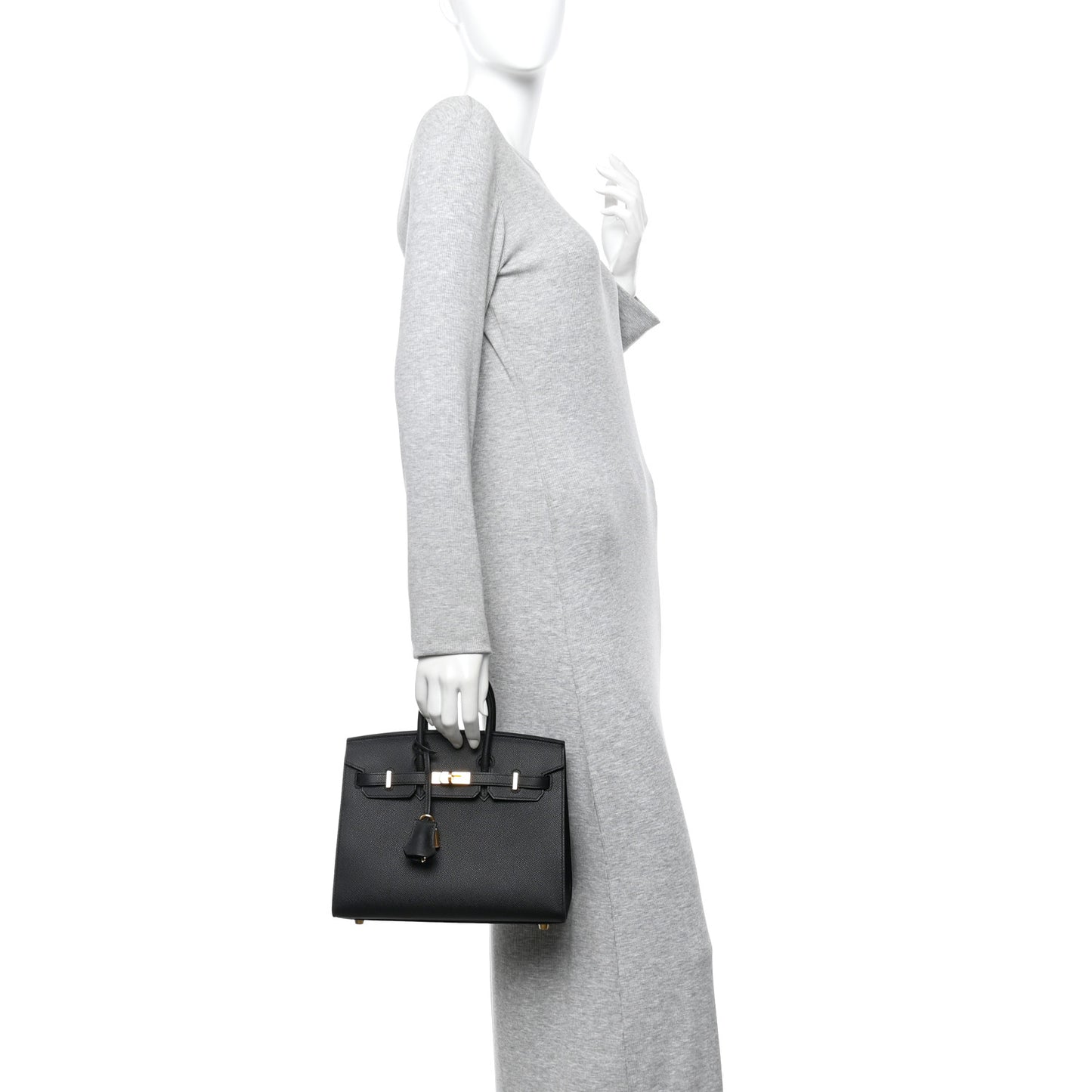 Epsom Birkin Sellier 25 Black