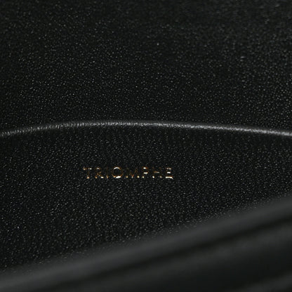 Celine Shiny Calfskin Teen Triomphe Black 7 of 12