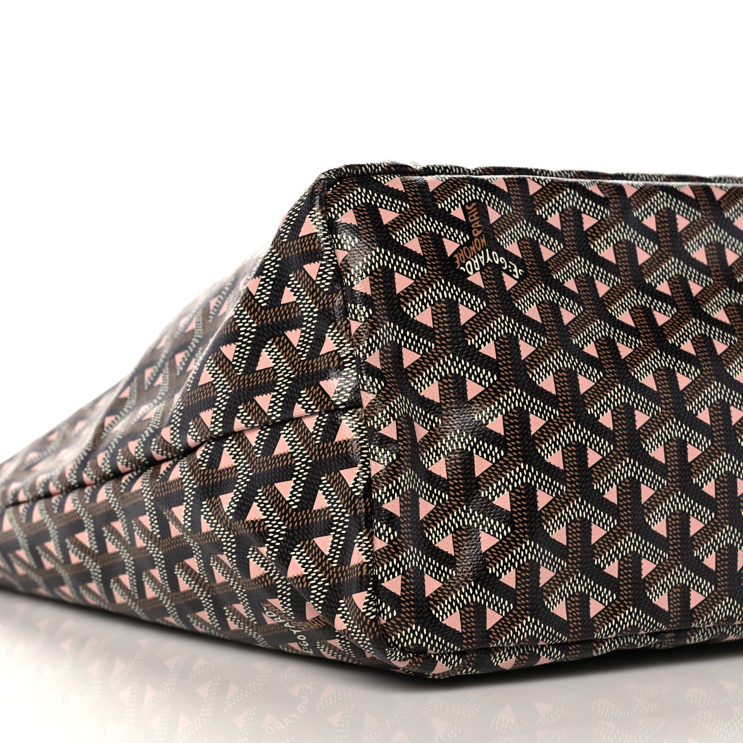Goyard Goyardine Saint Louis Claire Voie PM Black Pink 9 of 10