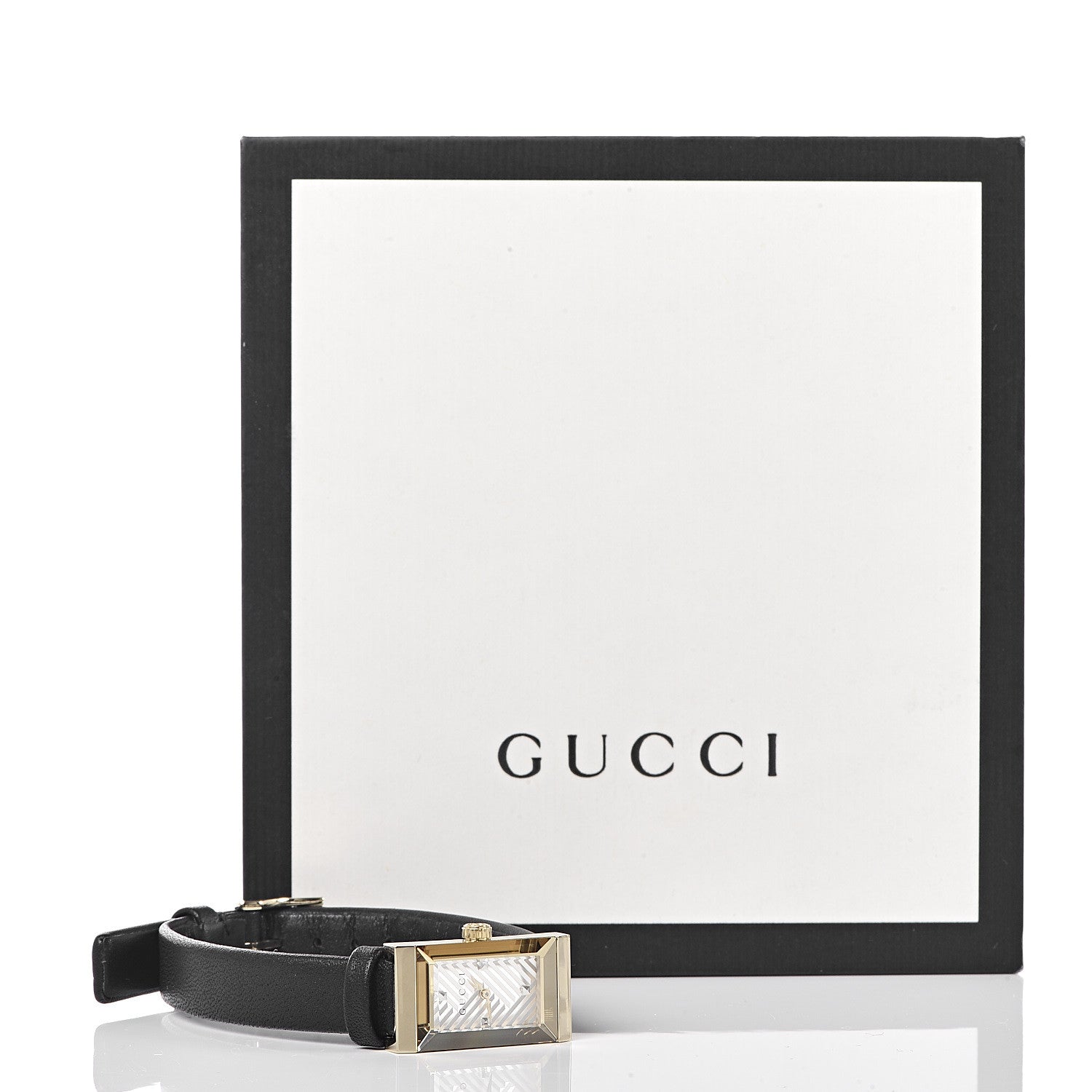Gucci Stainless Steel Calfskin 14mm G-Frame Quartz Watch 10 of 10