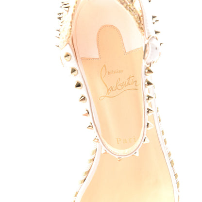 Christian Louboutin Veau Velours Madmonica 60 Platform Sandals 41 Version Latte 7 of 8