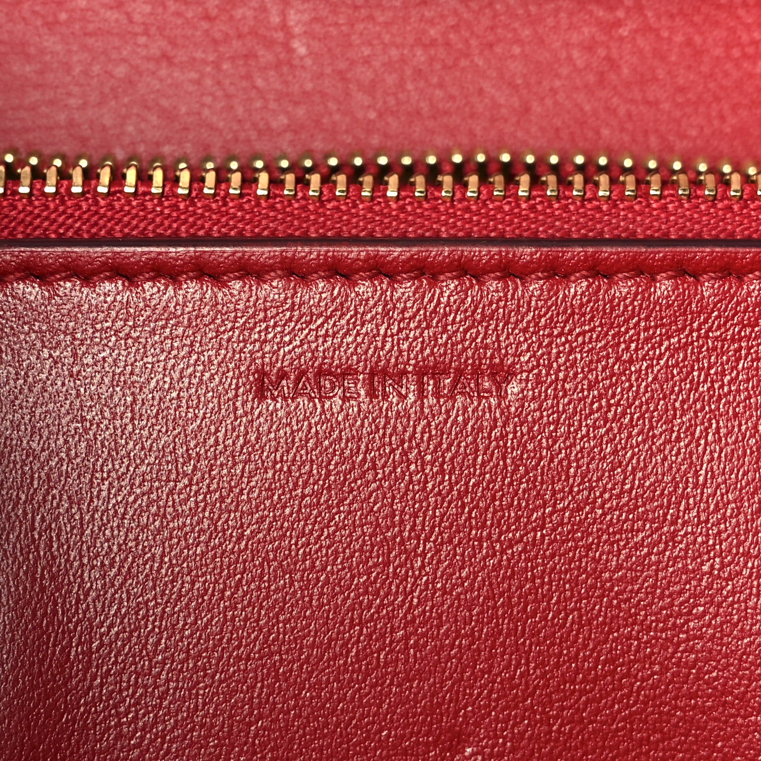 Celine Box Calfskin Medium Classic Box Flap Bag Red 6 of 10