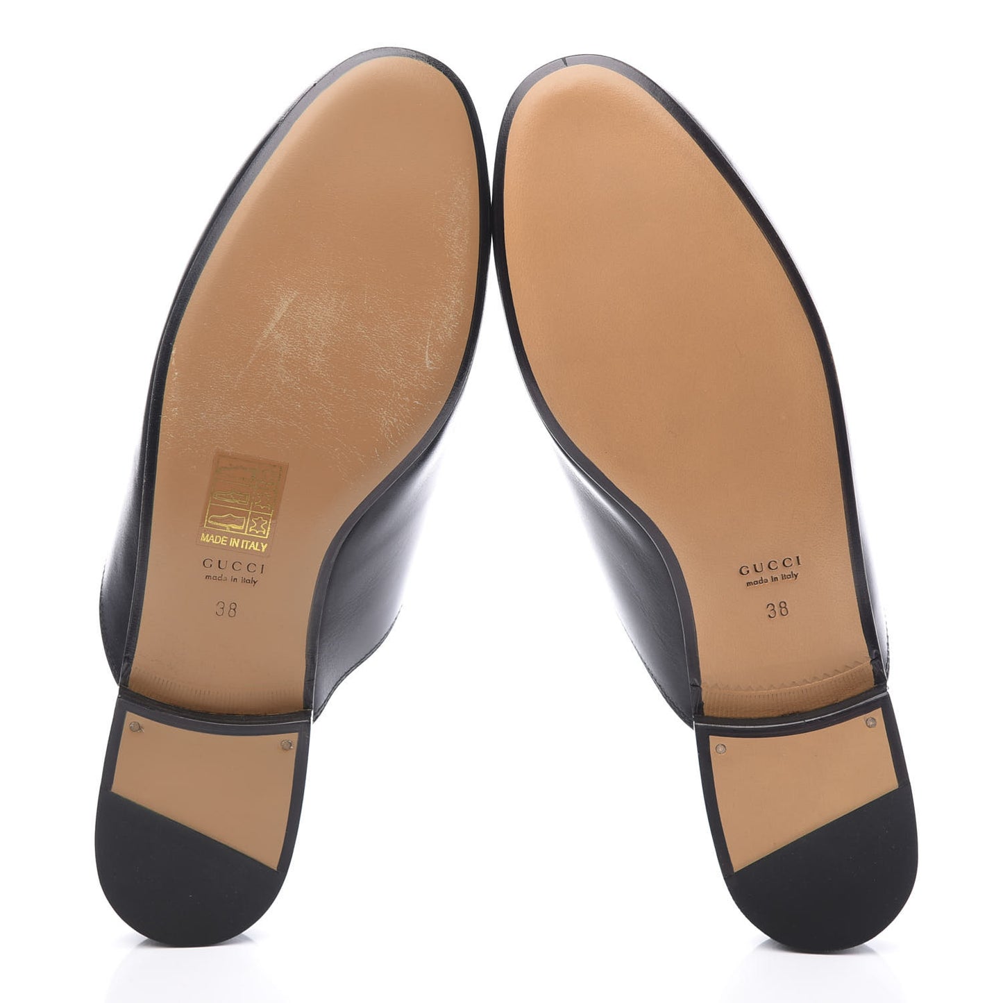 Calfskin Flower Embroidered Womens Princetown Slippers 38 Black