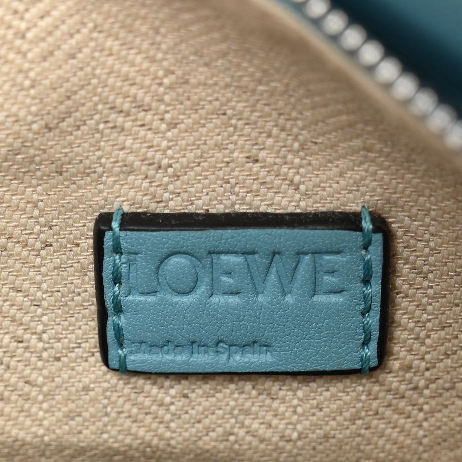 Loewe Calfskin Mini Puzzle Bag Light Blue 6 of 11